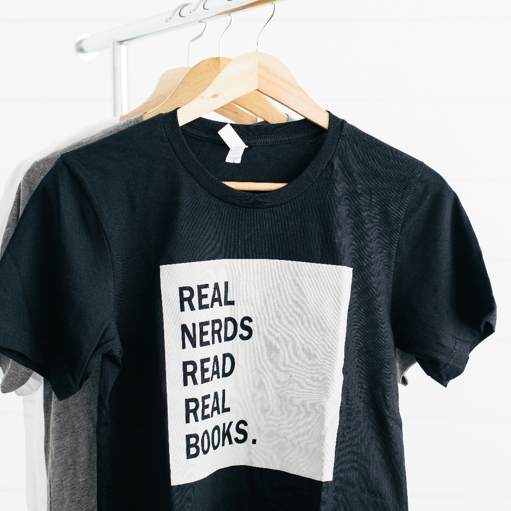 Needy Book Lover Black Graphic Bella Canvas Size Small Unisex Tee